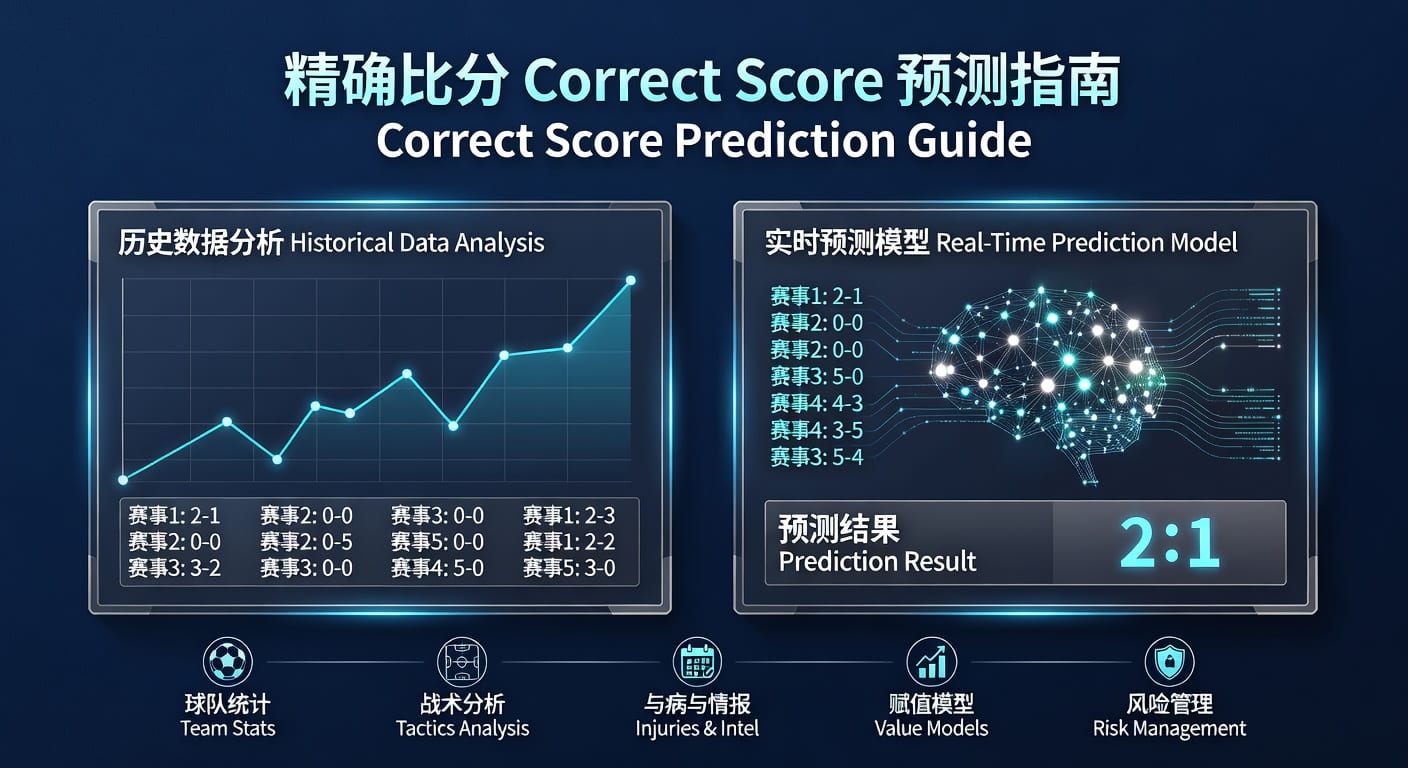 精确比分 correct score投注技巧与赛前分析